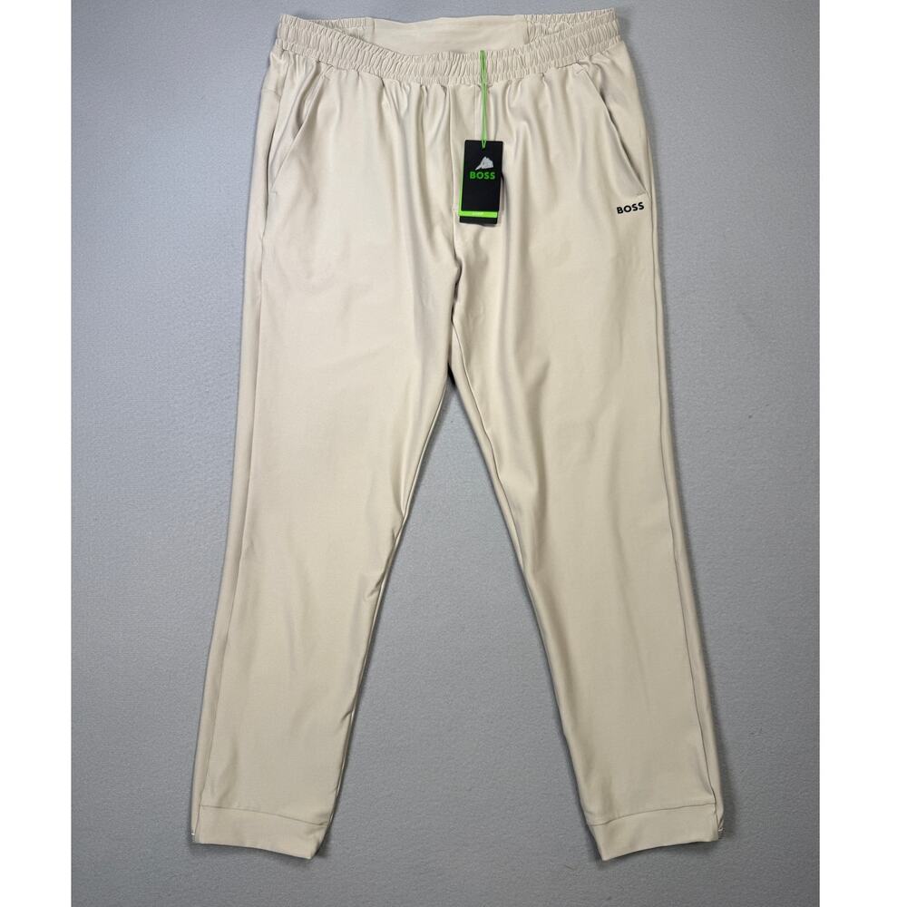 Hugo Boss Hicon Active Track pants, Light beige XXL $148